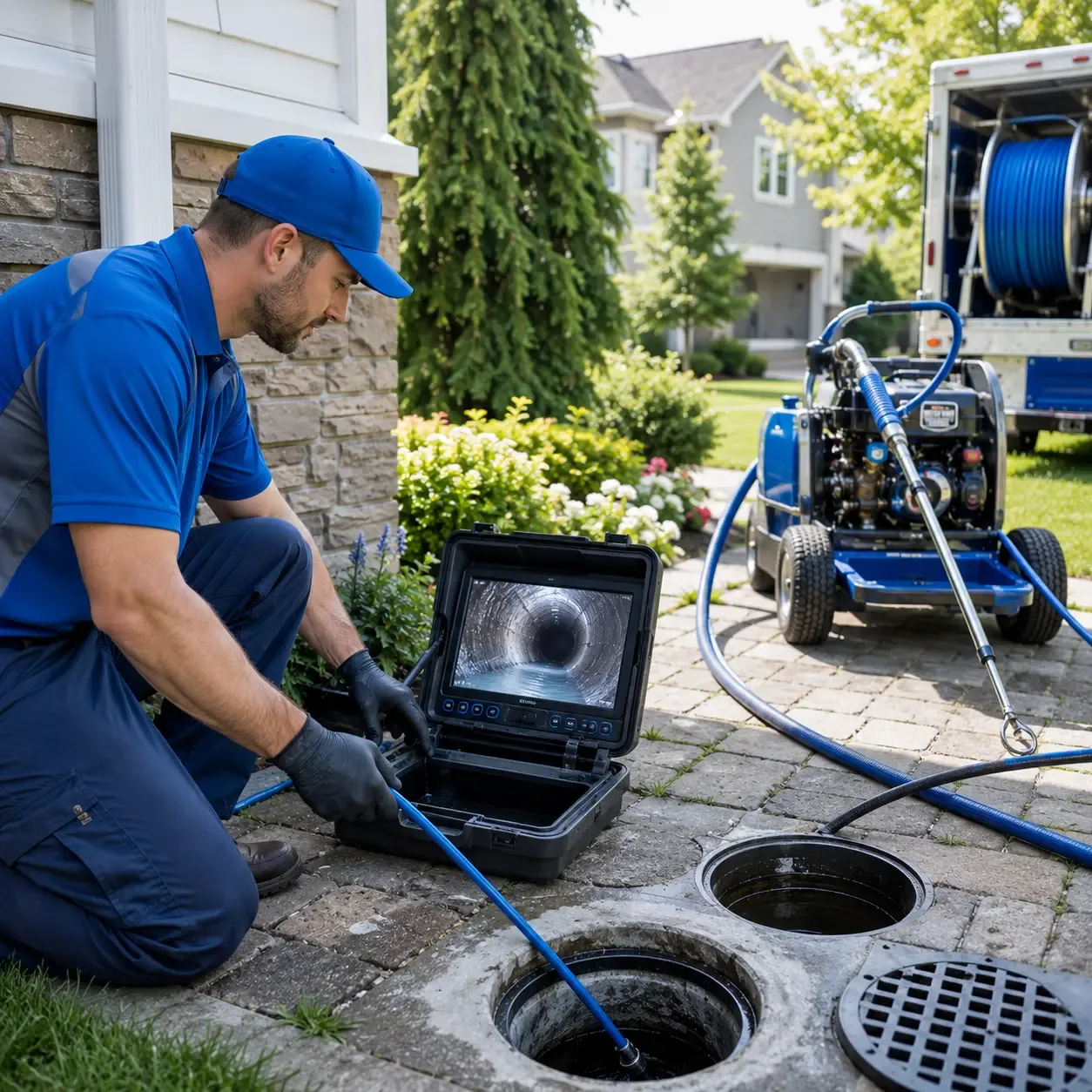 Outdoor drain cleaning professionals serving Aurora, IA